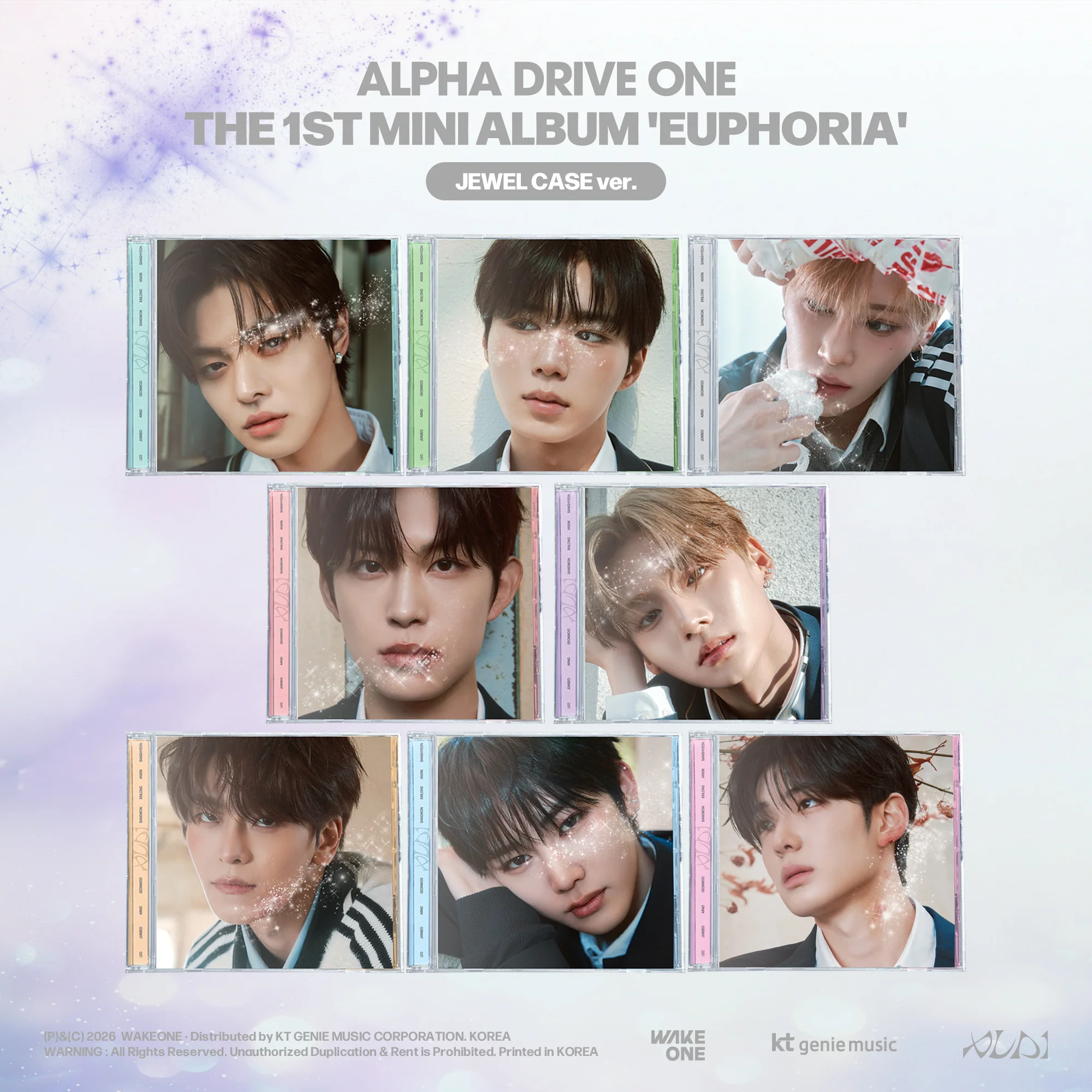 EUPHORIA (JEWEL CASE ver.) — ALPHA DRIVE ONE