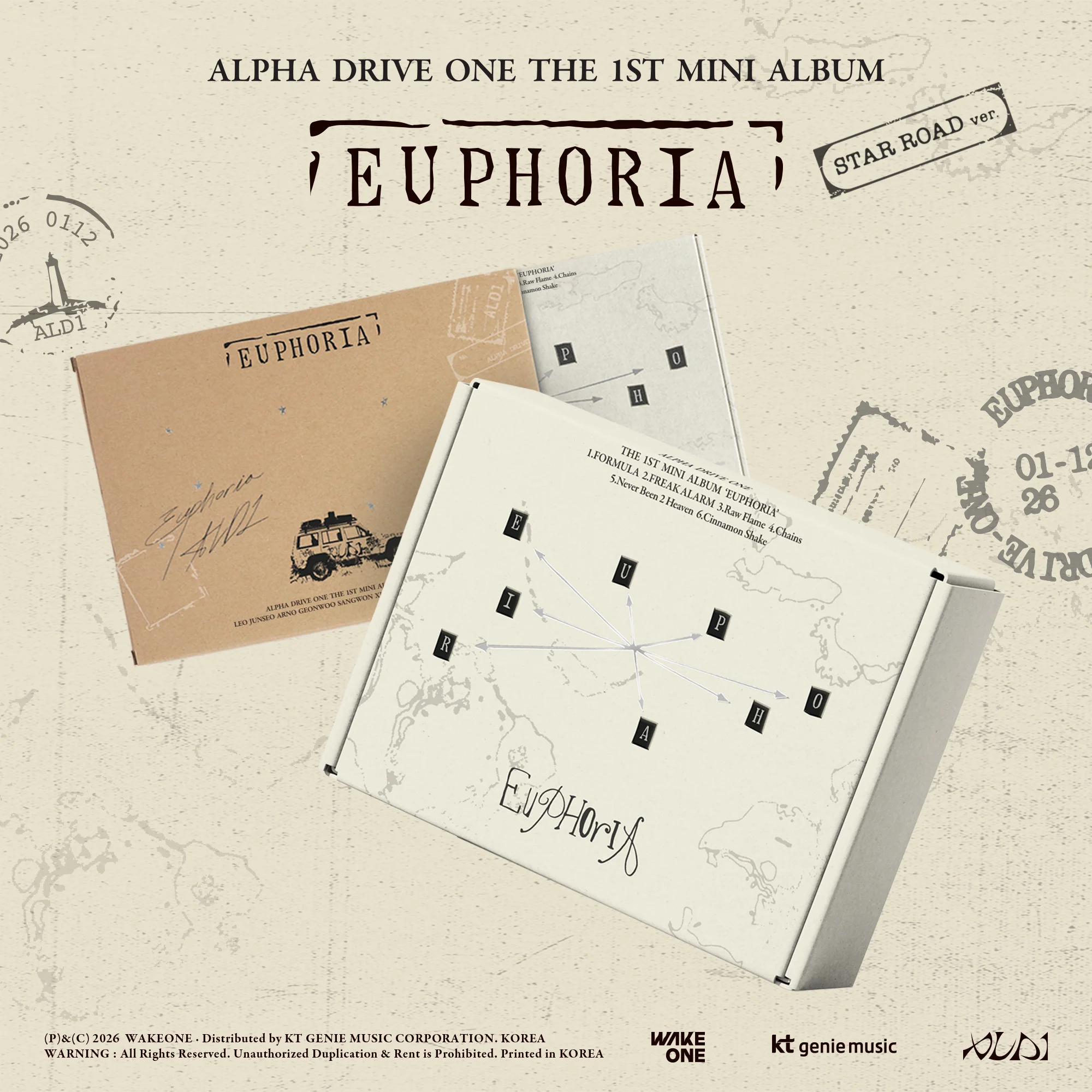 EUPHORIA (STAR ROAD ver.) — ALPHA DRIVE ONE